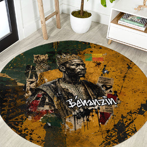 Benin Independence Day King Behanzin Round Carpet Dahomey Amazons National Motto