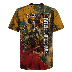 Benin Independence Day King Behanzin Rugby Jersey Dahomey Amazons National Motto