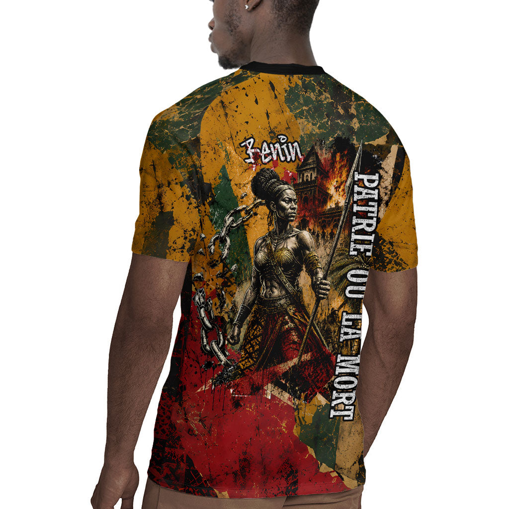 Benin Independence Day King Behanzin Rugby Jersey Dahomey Amazons National Motto