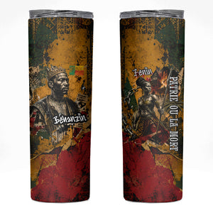 Benin Independence Day King Behanzin Skinny Tumbler Dahomey Amazons National Motto