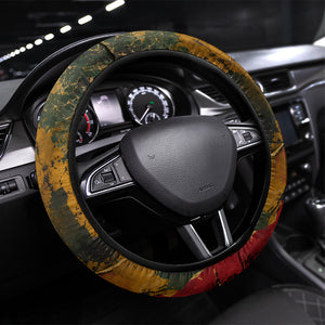 Benin Independence Day King Behanzin Steering Wheel Cover Dahomey Amazons National Motto