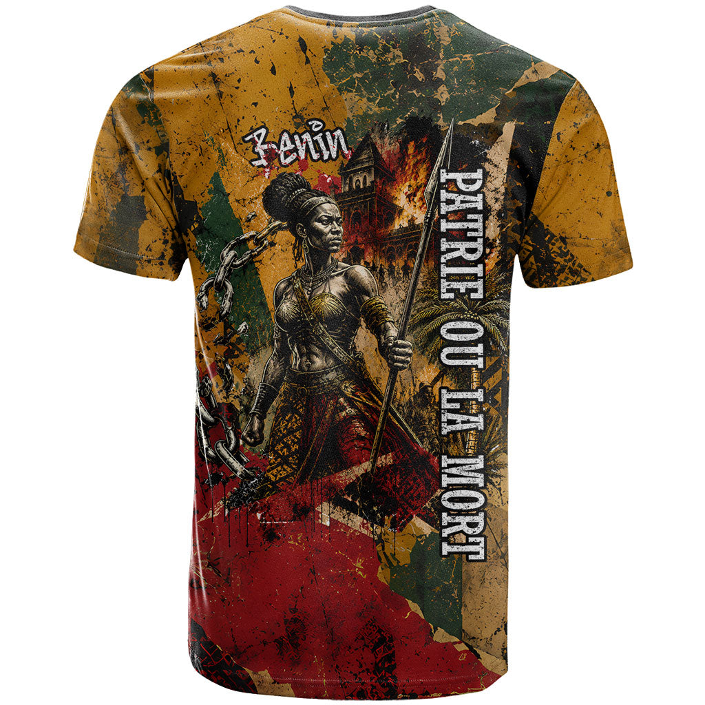 Benin Independence Day King Behanzin T shirt Dahomey Amazons National Motto
