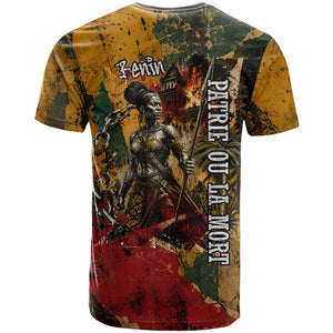 Benin Independence Day King Behanzin T shirt Dahomey Amazons National Motto