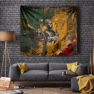 Benin Independence Day King Behanzin Tapestry Dahomey Amazons National Motto