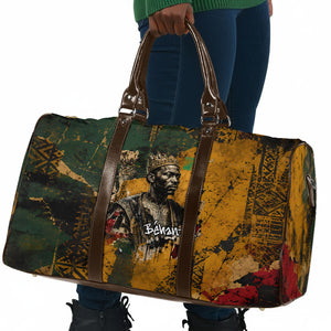 Benin Independence Day King Behanzin Travel Bag Dahomey Amazons National Motto