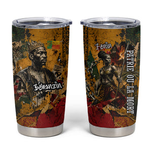 Benin Independence Day King Behanzin Tumbler Cup Dahomey Amazons National Motto
