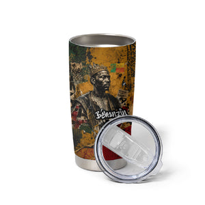 Benin Independence Day King Behanzin Tumbler Cup Dahomey Amazons National Motto