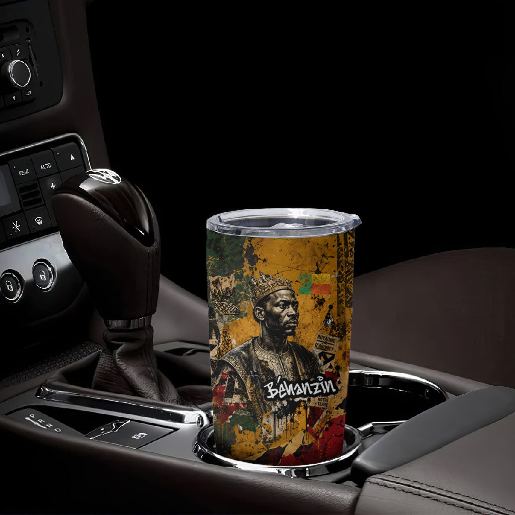 Benin Independence Day King Behanzin Tumbler Cup Dahomey Amazons National Motto