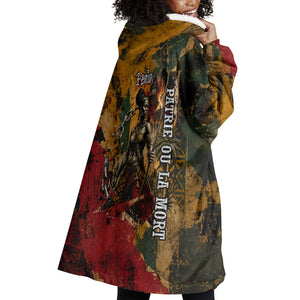 Benin Independence Day King Behanzin Wearable Blanket Hoodie Dahomey Amazons National Motto