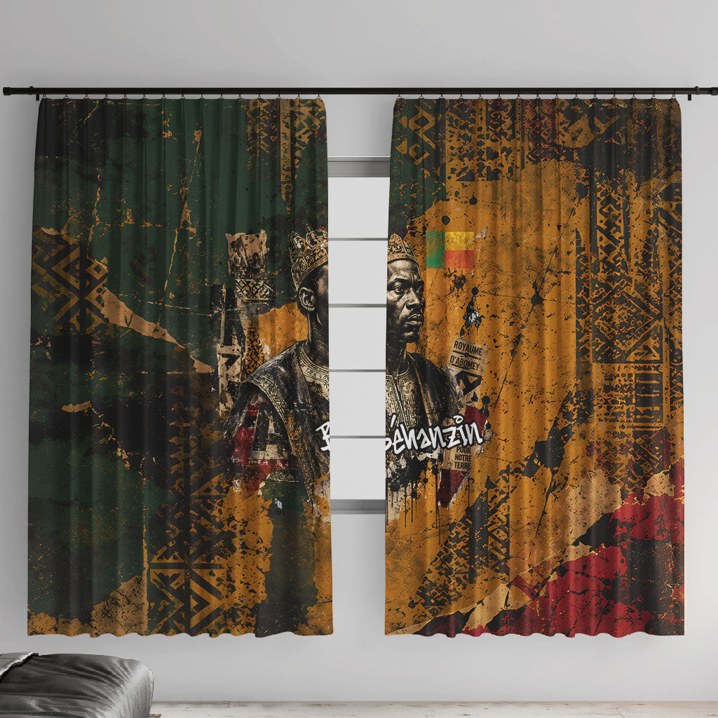 Benin Independence Day King Behanzin Window Curtain Dahomey Amazons National Motto