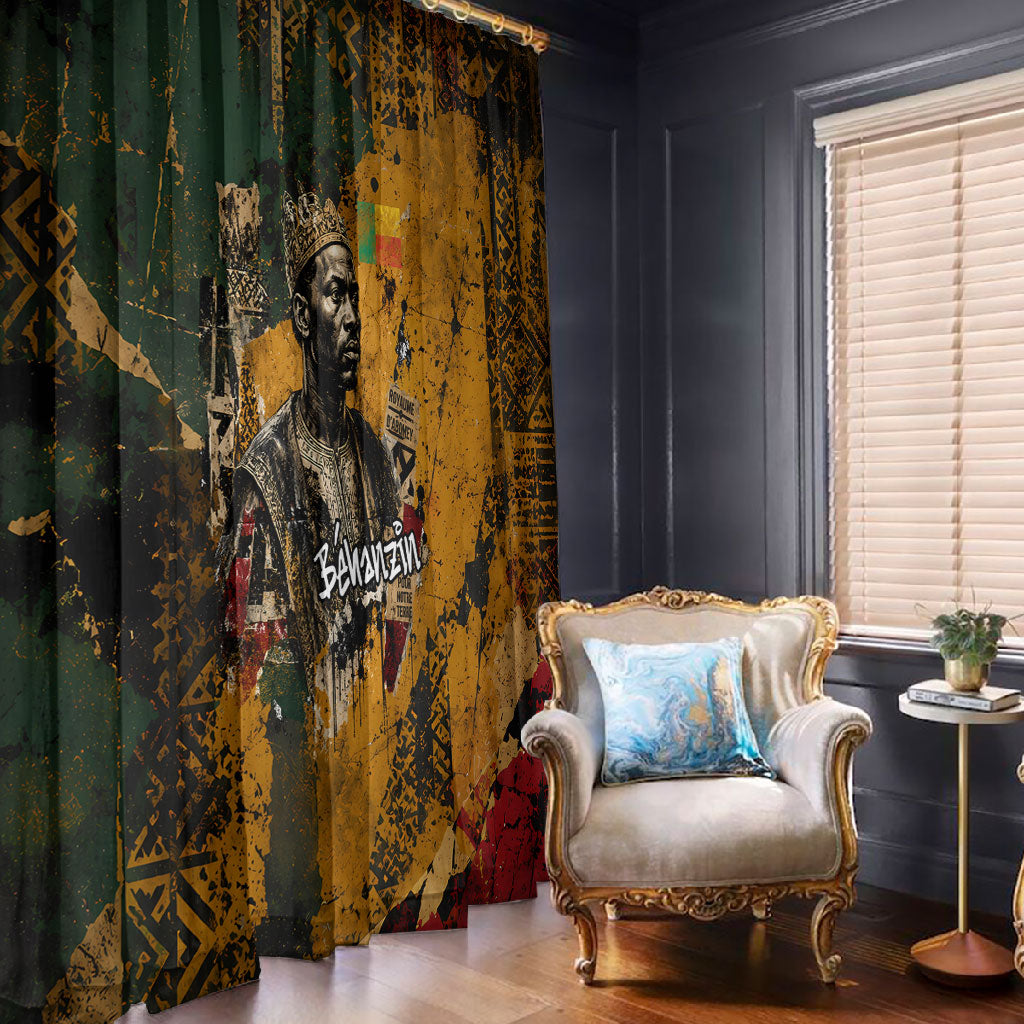 Benin Independence Day King Behanzin Window Curtain Dahomey Amazons National Motto