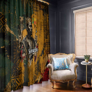 Benin Independence Day King Behanzin Window Curtain Dahomey Amazons National Motto