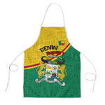 Benin Independence Day August 1 Apron Coat Of Arms Heritage Raised Fist Flag