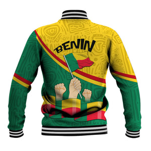 Benin Independence Day August 1 Baseball Jacket Coat Of Arms Heritage Raised Fist Flag