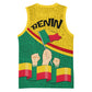 Benin Independence Day August 1 Basketball Jersey Coat Of Arms Heritage Raised Fist Flag