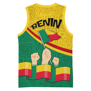 Benin Independence Day August 1 Basketball Jersey Coat Of Arms Heritage Raised Fist Flag