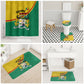 Benin Independence Day August 1 Bathroom Set Coat Of Arms Heritage Raised Fist Flag