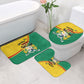 Benin Independence Day August 1 Bathroom Set Coat Of Arms Heritage Raised Fist Flag
