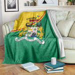 Benin Independence Day August 1 Blanket Coat Of Arms Heritage Raised Fist Flag