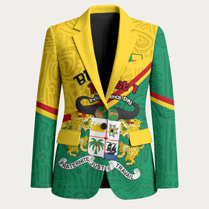 Benin Independence Day August 1 Blazer Coat Of Arms Heritage Raised Fist Flag