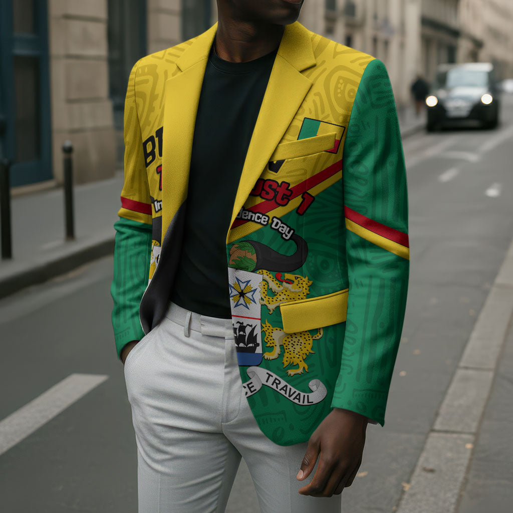 Benin Independence Day August 1 Blazer Coat Of Arms Heritage Raised Fist Flag