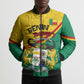 Benin Independence Day August 1 Bomber Puffer Jacket Coat Of Arms Heritage Raised Fist Flag