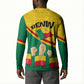Benin Independence Day August 1 Button Sweatshirt Coat Of Arms Heritage Raised Fist Flag