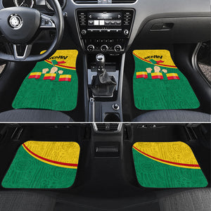 Benin Independence Day August 1 Car Mats Coat Of Arms Heritage Raised Fist Flag