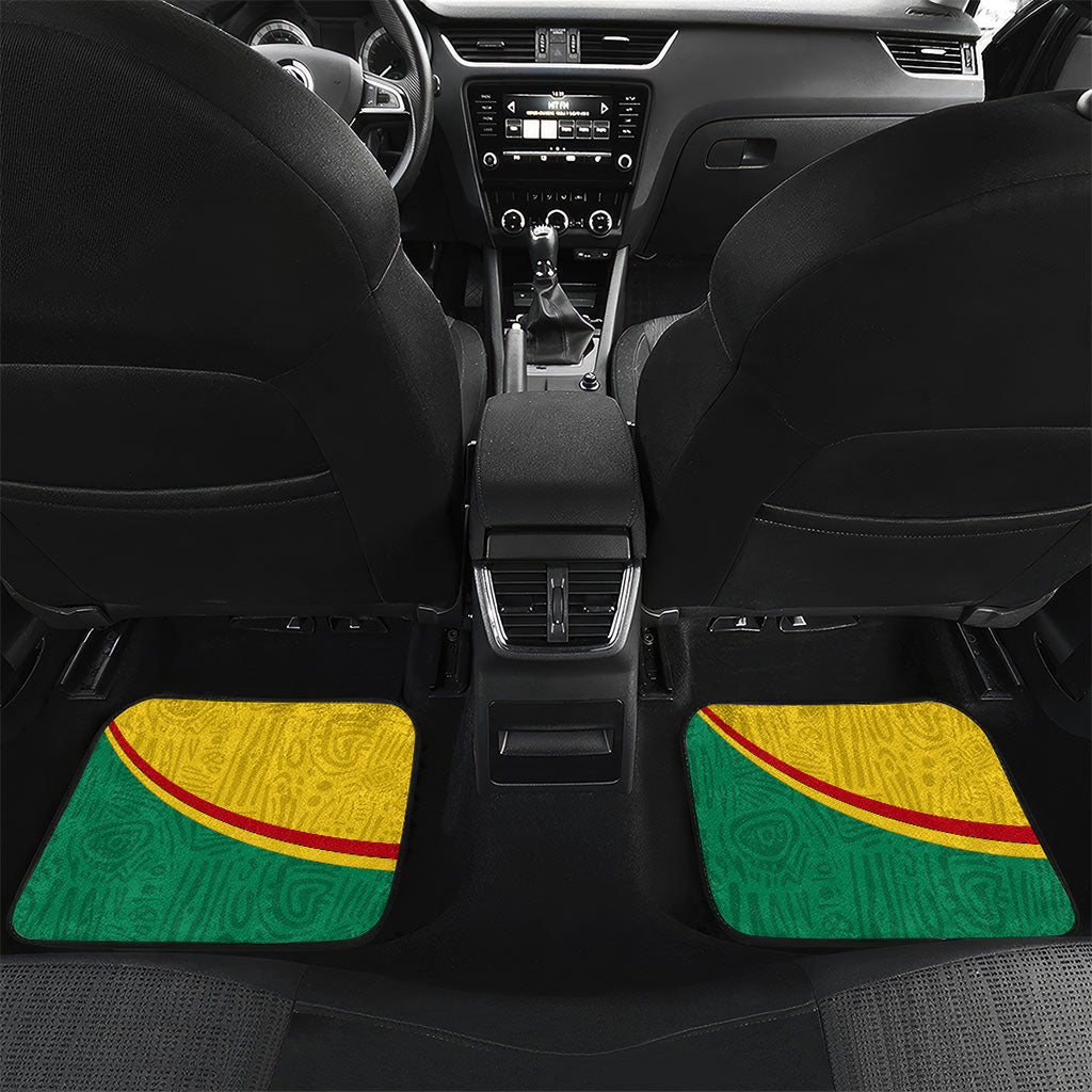 Benin Independence Day August 1 Car Mats Coat Of Arms Heritage Raised Fist Flag