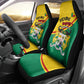 Benin Independence Day August 1 Car Seat Cover Coat Of Arms Heritage Raised Fist Flag