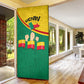 Benin Independence Day August 1 Door Cover Coat Of Arms Heritage Raised Fist Flag