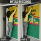 Benin Independence Day August 1 Door Cover Coat Of Arms Heritage Raised Fist Flag