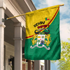 Benin Independence Day August 1 Garden Flag Coat Of Arms Heritage Raised Fist Flag