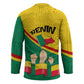 Benin Independence Day August 1 Hockey Jersey Coat Of Arms Heritage Raised Fist Flag