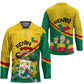 Benin Independence Day August 1 Hockey Jersey Coat Of Arms Heritage Raised Fist Flag