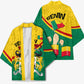 Benin Independence Day August 1 Kimono Coat Of Arms Heritage Raised Fist Flag