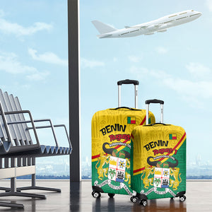 Benin Independence Day August 1 Luggage Cover Coat Of Arms Heritage Raised Fist Flag