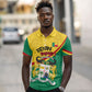 Benin Independence Day August 1 Polo Shirt Coat Of Arms Heritage Raised Fist Flag