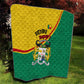 Benin Independence Day August 1 Quilt Coat Of Arms Heritage Raised Fist Flag