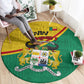 Benin Independence Day August 1 Round Carpet Coat Of Arms Heritage Raised Fist Flag