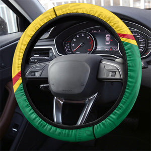 Benin Independence Day August 1 Steering Wheel Cover Coat Of Arms Heritage Raised Fist Flag