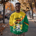 Benin Independence Day August 1 Sweatshirt Coat Of Arms Heritage Raised Fist Flag