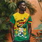 Benin Independence Day August 1 T shirt Coat Of Arms Heritage Raised Fist Flag