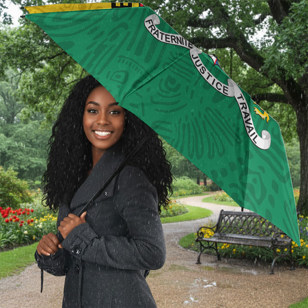 Benin Independence Day August 1 Umbrella Coat Of Arms Heritage Raised Fist Flag