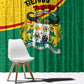 Benin Independence Day August 1 Window Curtain Coat Of Arms Heritage Raised Fist Flag