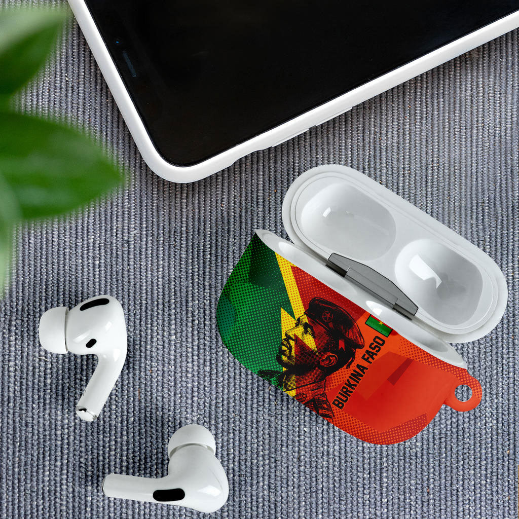 Burkina Faso Independence Day Thomas Sankara AirPods Case Revolution Heritage Broken Chains Graphic