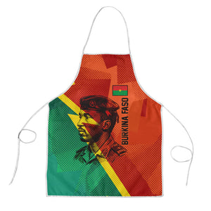 Burkina Faso Independence Day Thomas Sankara Apron Revolution Heritage Broken Chains Graphic