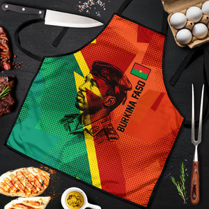 Burkina Faso Independence Day Thomas Sankara Apron Revolution Heritage Broken Chains Graphic