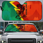 Burkina Faso Independence Day Thomas Sankara Auto Sun Shade Revolution Heritage Broken Chains Graphic