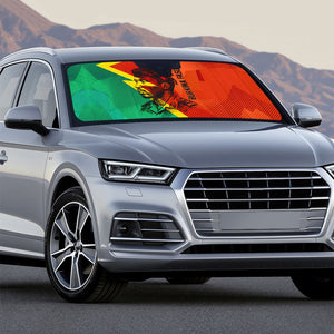 Burkina Faso Independence Day Thomas Sankara Auto Sun Shade Revolution Heritage Broken Chains Graphic
